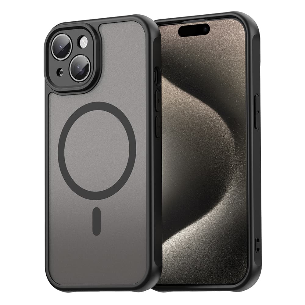 Techsuit HaloFrost II MagSafe pro iPhone 15 Plus černá - náhled 1