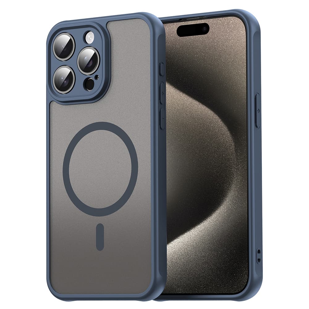 Techsuit HaloFrost II MagSafe pro iPhone 15 Pro Max v námořnické modré - náhled 1