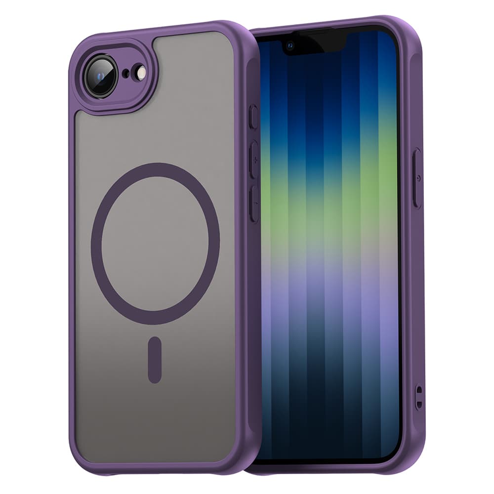 Techsuit HaloFrost II MagSafe pro iPhone 16e fialová - náhled 1
