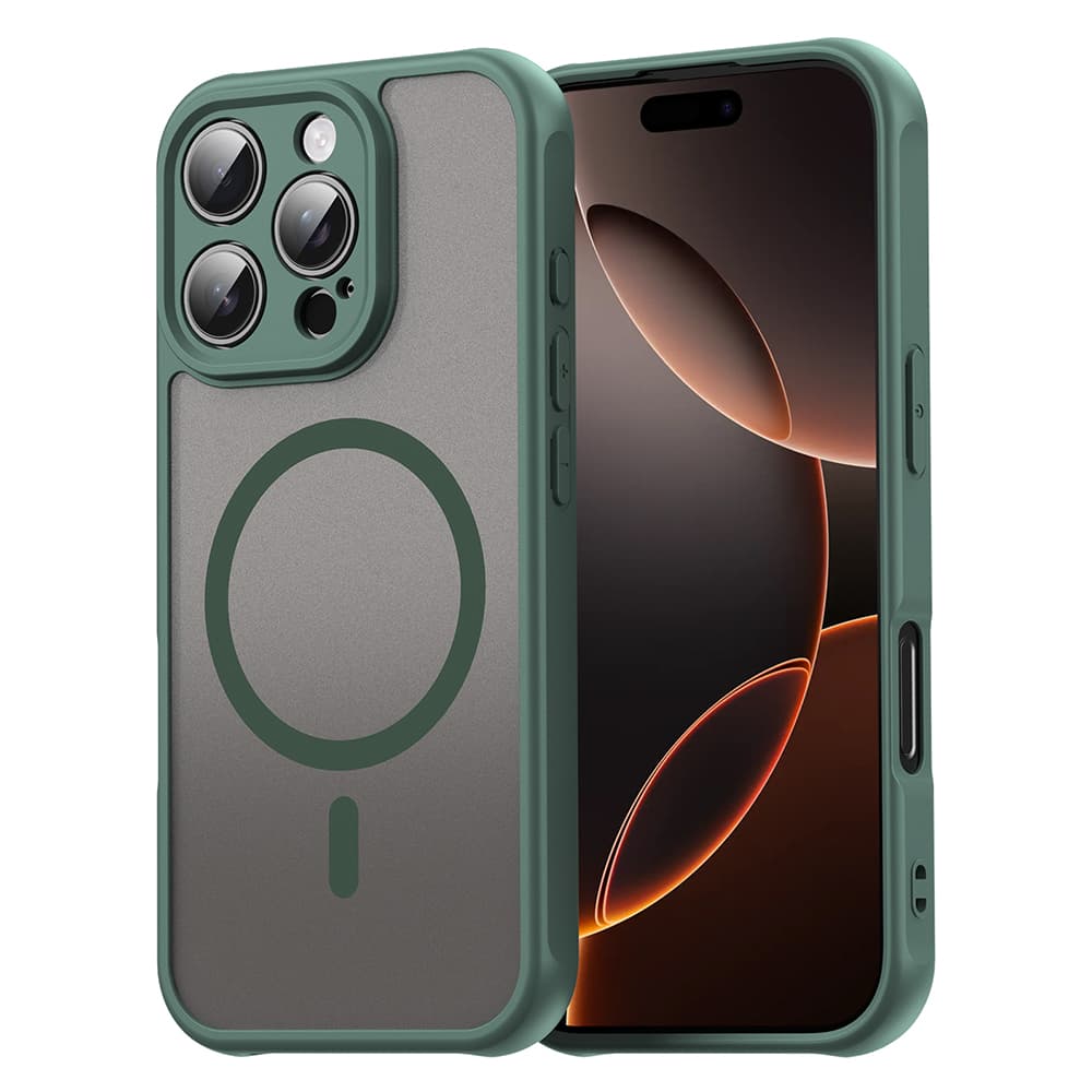 Techsuit HaloFrost II MagSafe pro iPhone 16 Pro zelený - náhled 1