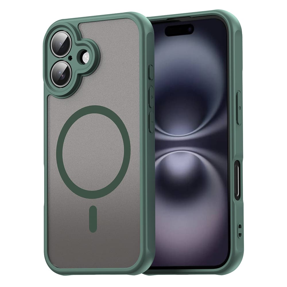 Techsuit HaloFrost II MagSafe pro iPhone 16 Plus zelený - náhled 1