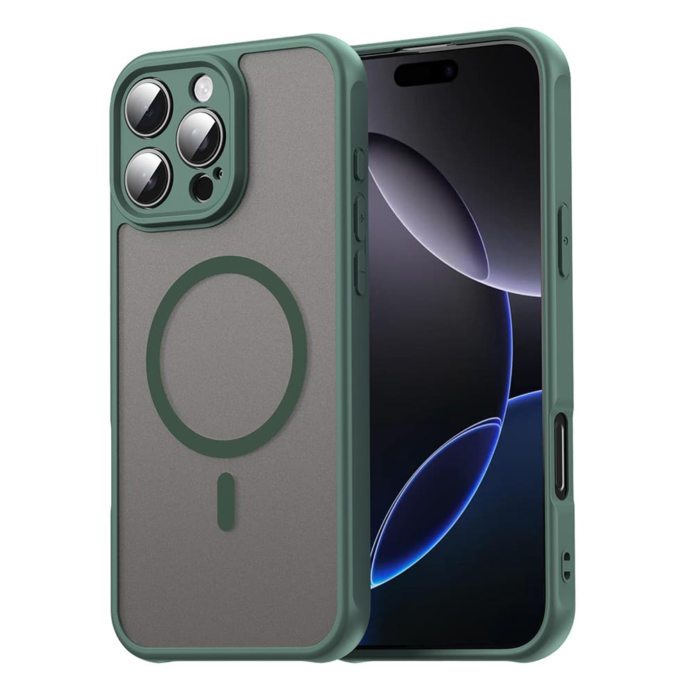 Techsuit HaloFrost II MagSafe pro iPhone 16 Pro Max zelený - náhled 1