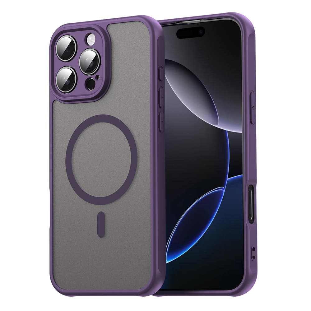 Techsuit HaloFrost II MagSafe pro iPhone 16 Pro Max fialová - náhled 1