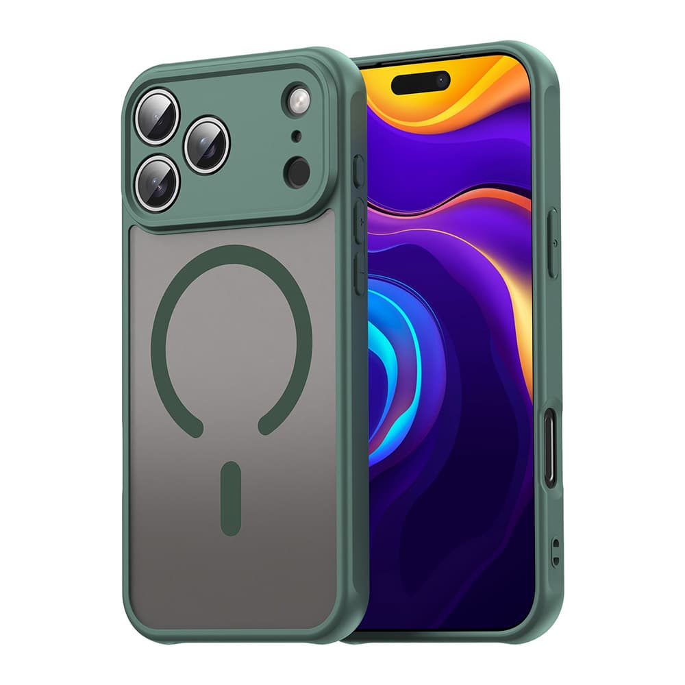 Techsuit HaloFrost II MagSafe pro iPhone 17 Pro zelený - náhled 1