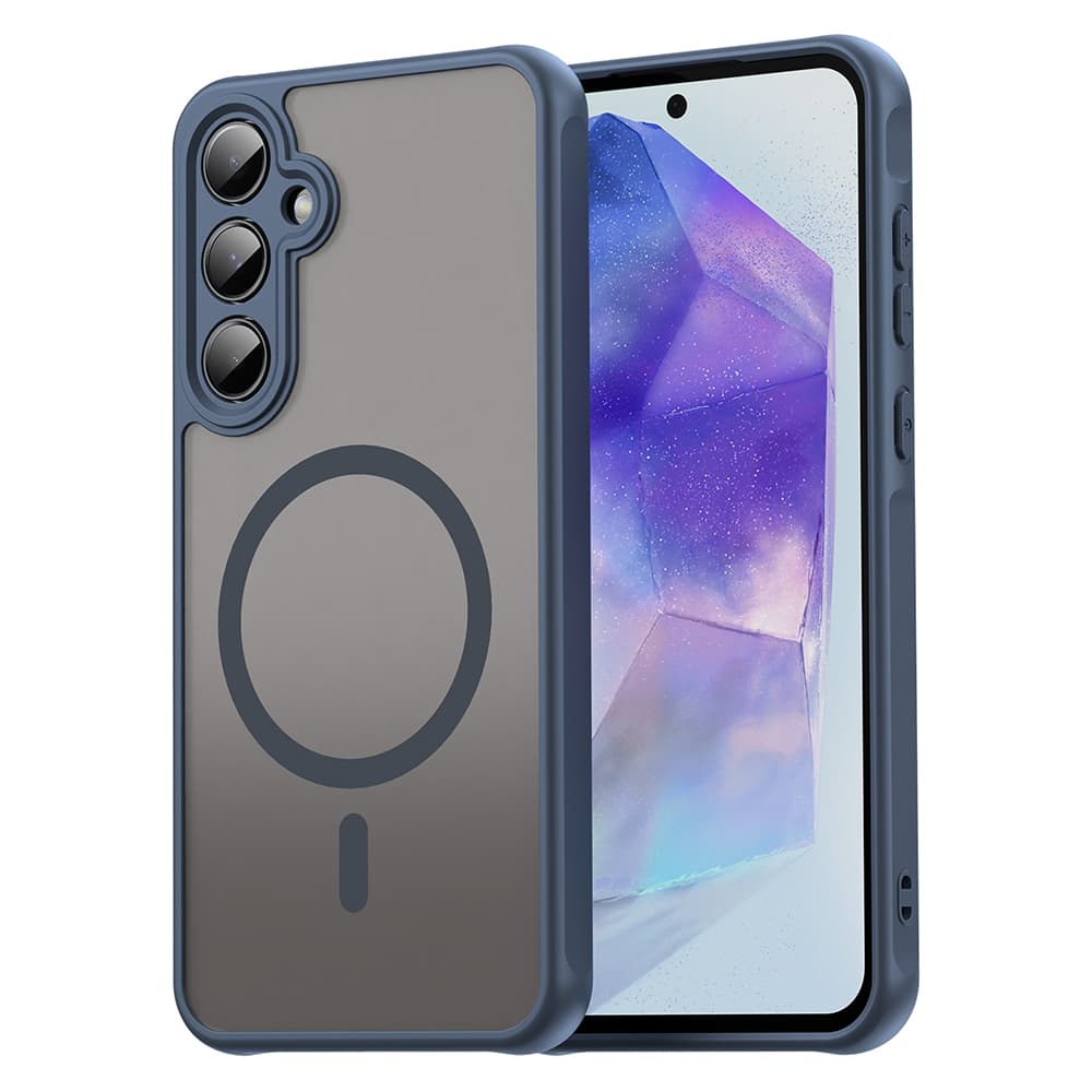 Techsuit HaloFrost II MagSafe pro Samsung Galaxy A35 5G tmavě modrý - náhled 1