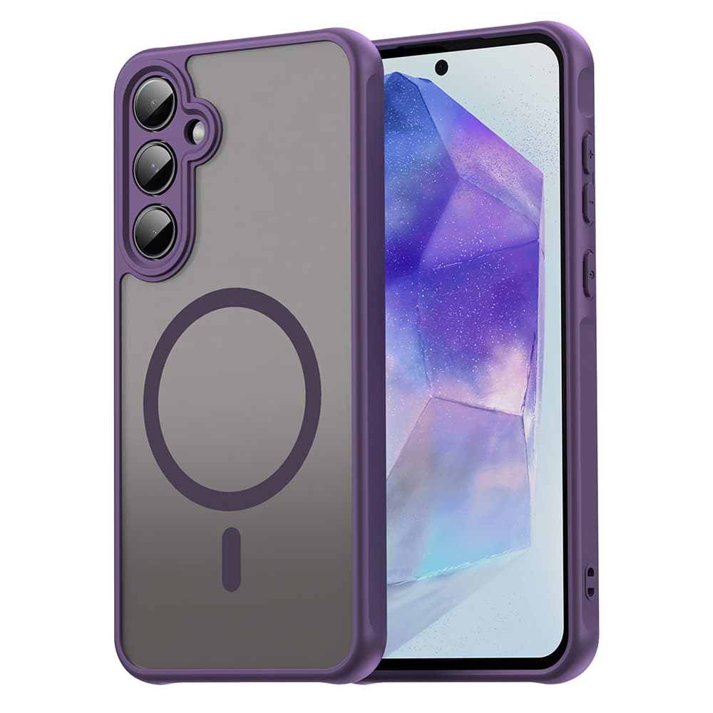 Techsuit HaloFrost II MagSafe pro Samsung Galaxy A35 5G fialová - náhled 1
