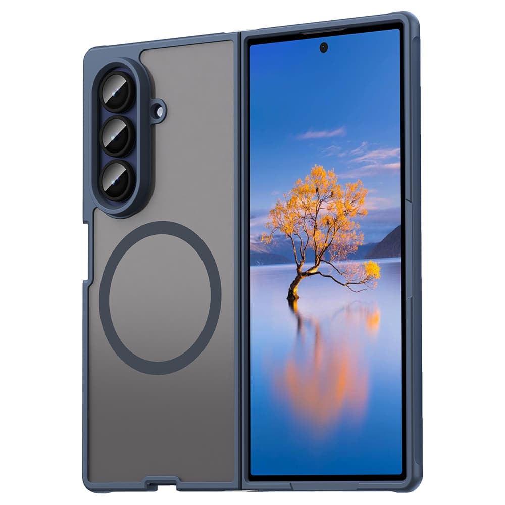 Techsuit HaloFrost II MagSafe pro Samsung Galaxy Z Fold7 tmavě modrá - náhled 1