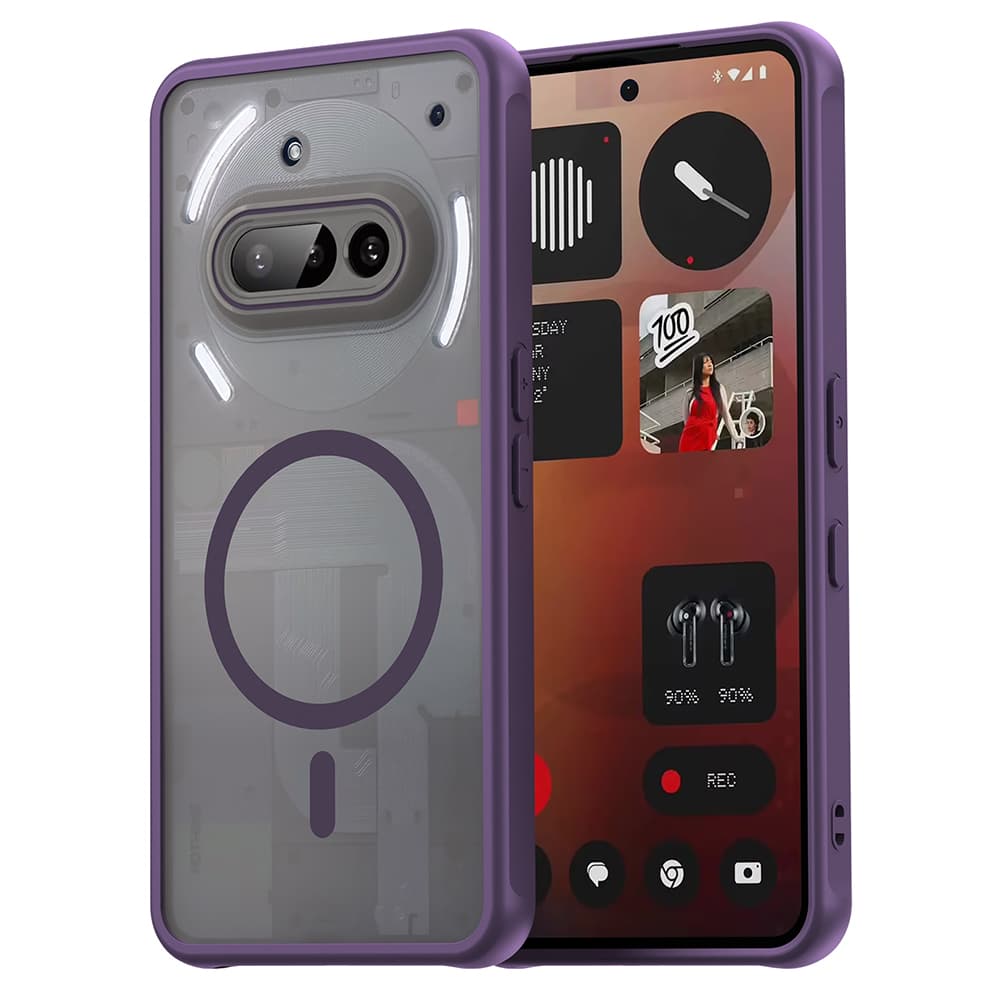 Techsuit HaloFrost II MagSafe pro Nothing Phone 3a fialová - náhled 1