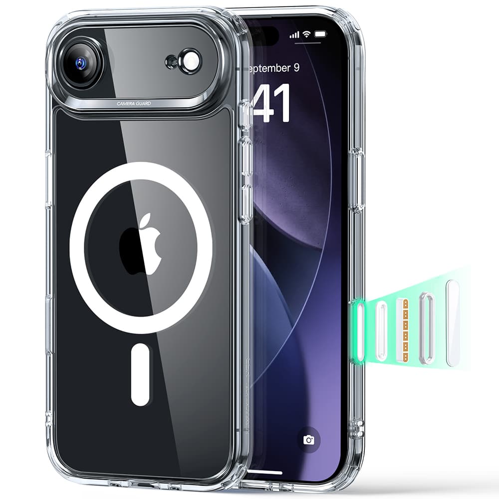 ESR Classic Hybrid HaloLock pro iPhone 17 Air průhledný - náhled 1