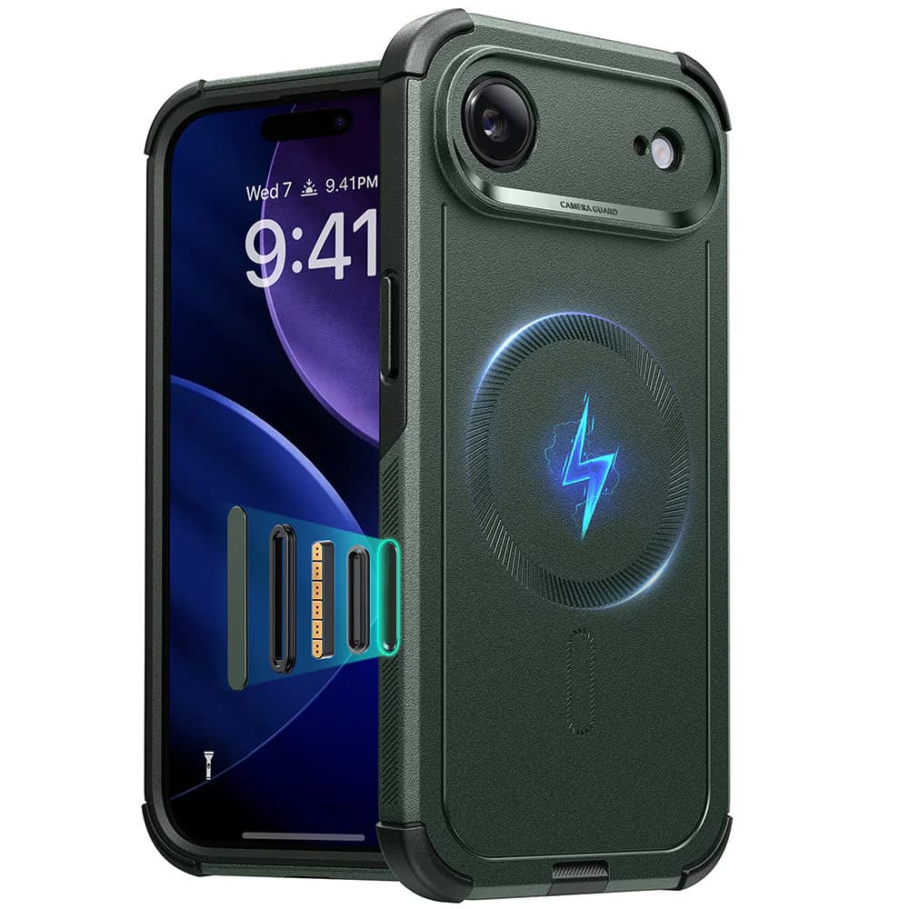 ESR Cyber Halolock pro iPhone 17 Air zelený - náhled 1