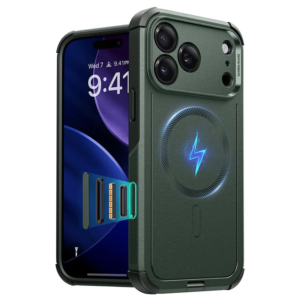 ESR Cyber Halolock pro iPhone 17 Pro Max zelený - náhled 1