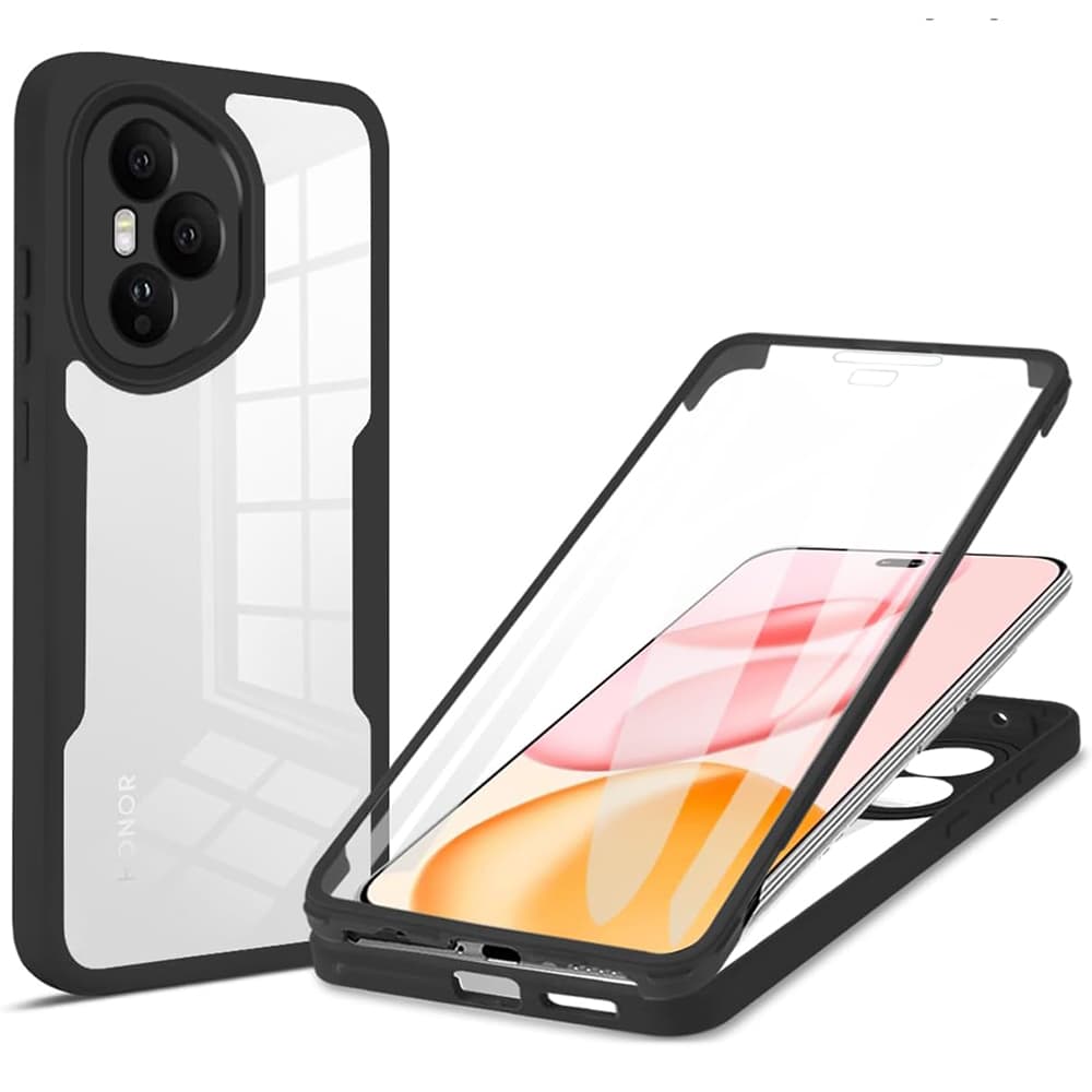 Techsuit ColorVerse 360 Series + Ochranná fólie Honor 400 Pro černá - náhled 1