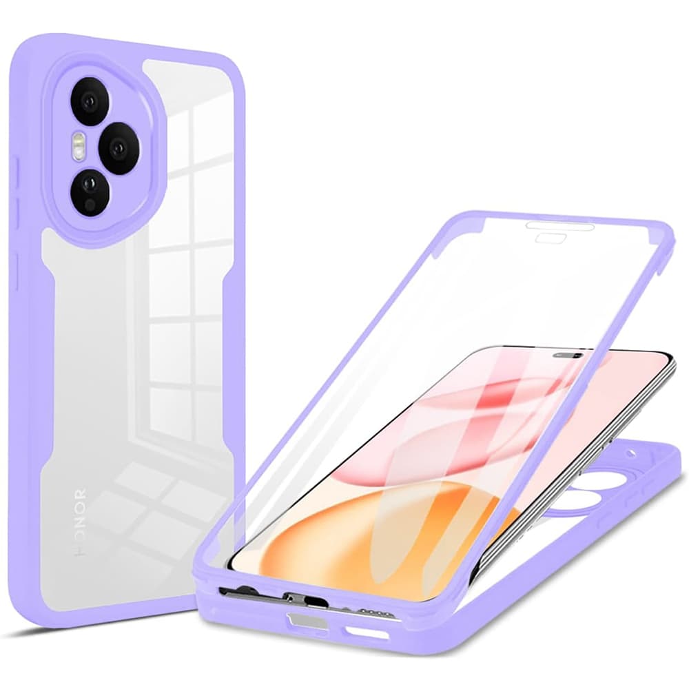 Techsuit ColorVerse 360 Series + Ochranné sklo Honor 400 Pro Fialová - náhled 1