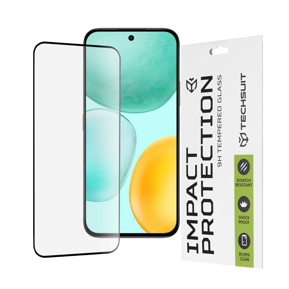 Ochranné sklo Techsuit 111D pro Honor X6c černé - náhled 1