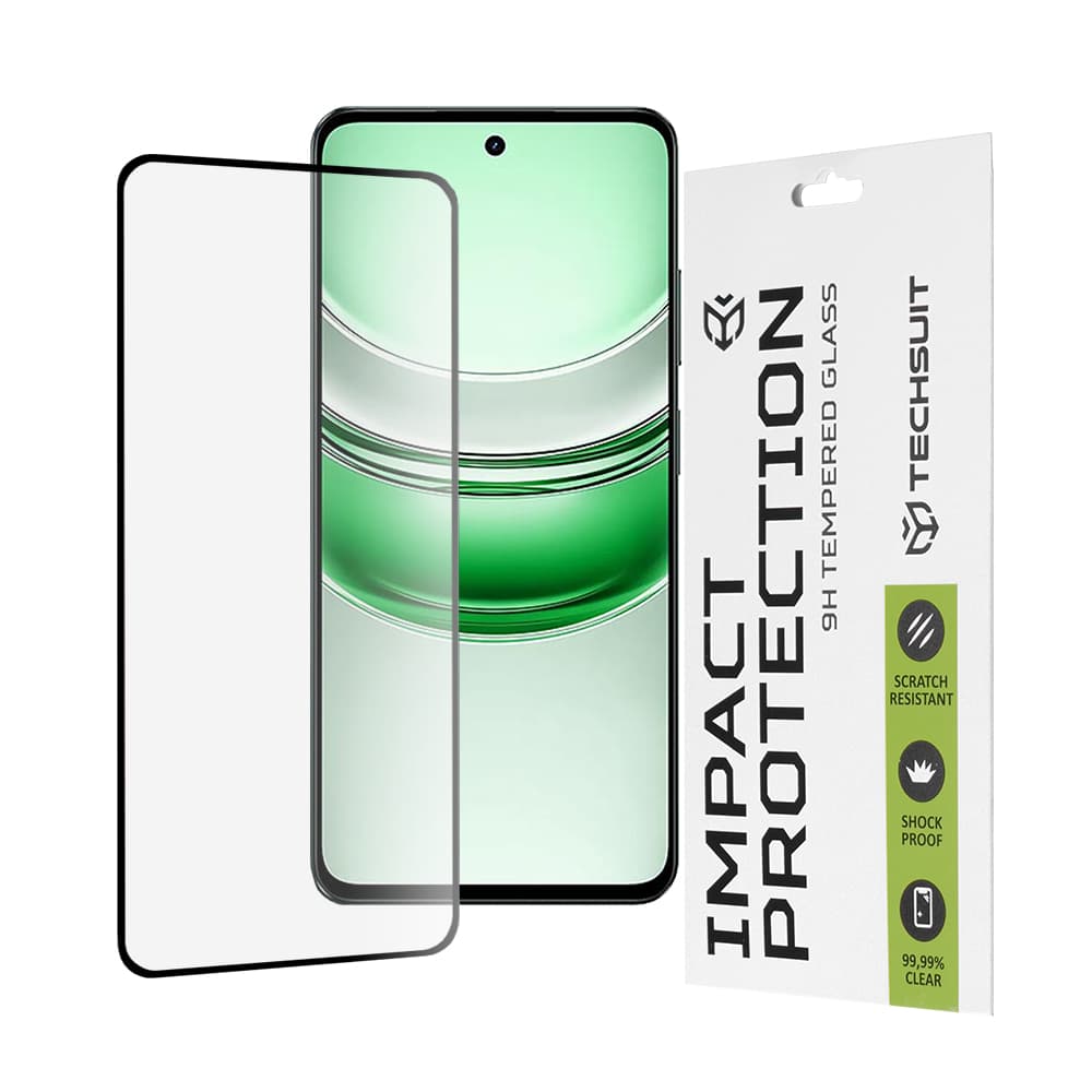 Ochranné sklo Techsuit 111D pro Realme C71 černé - náhled 1