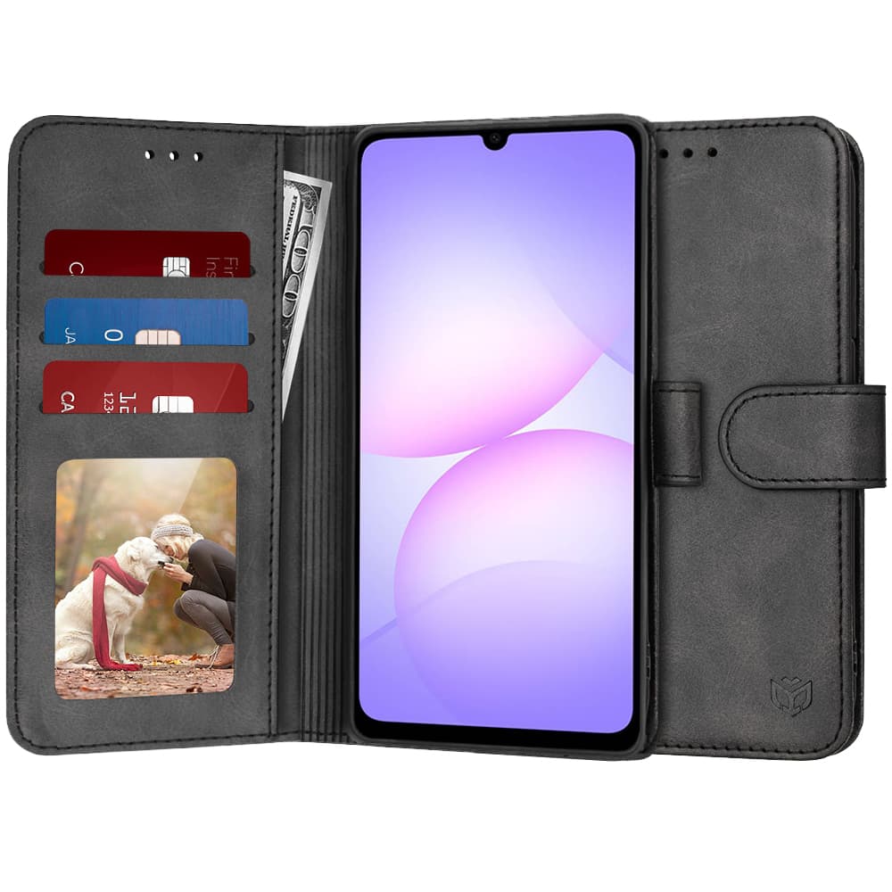 Pouzdro na deník Samsung Galaxy A07 4G černé - náhled 1