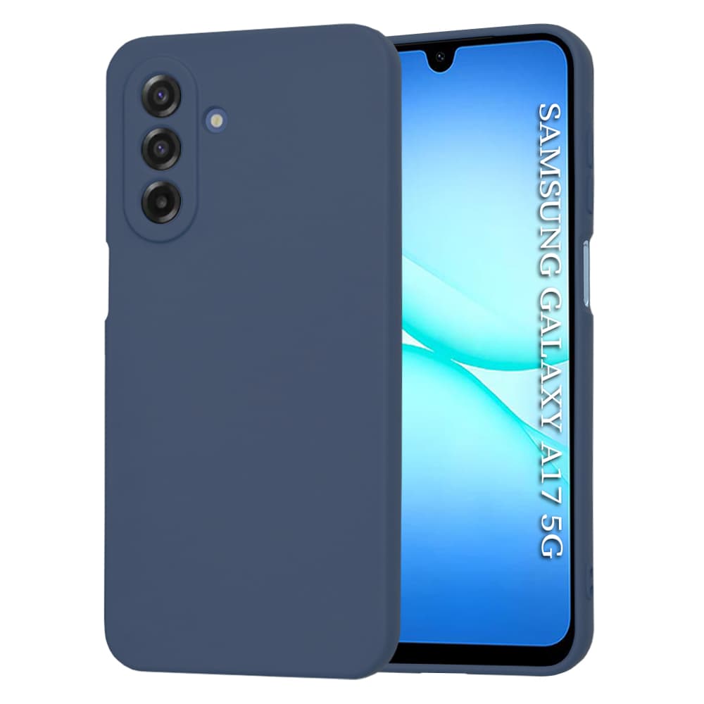 Techsuit SoftFlex pro Samsung Galaxy A17 5G A17 4G tmavě modrá - náhled 1