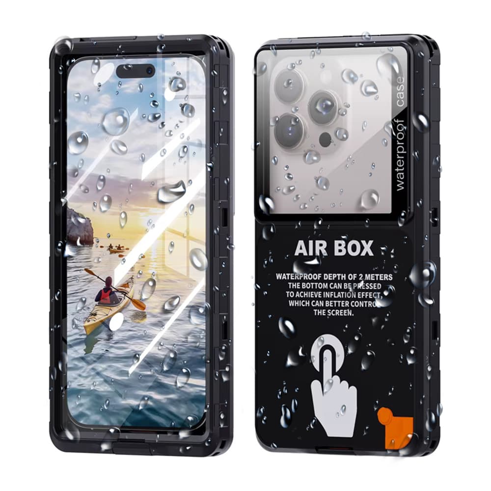 ShellBox AirBox vodotěsné pouzdro IP68 (max. 6.9 palce) černé - náhled 1