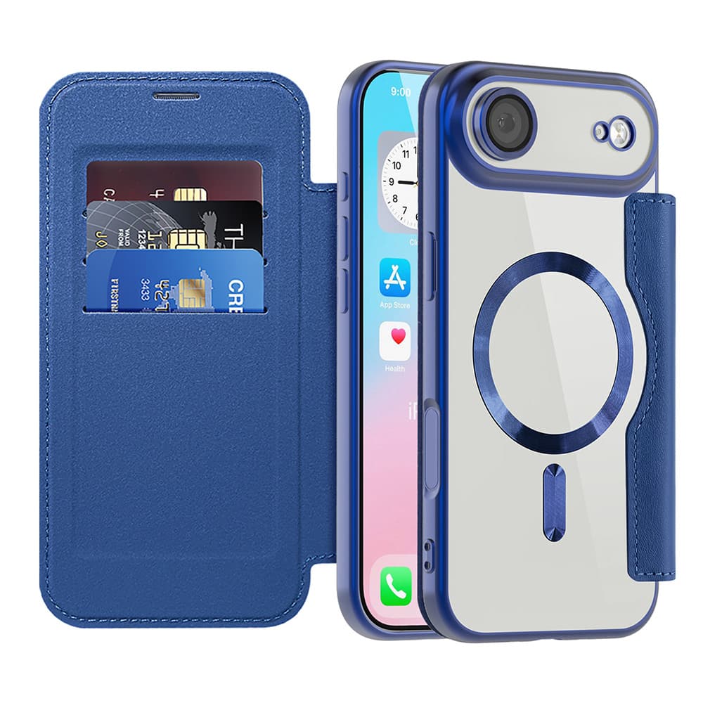Techsuit SmartMag pouzdro na knihu iPhone 17 Air modré - náhled 1