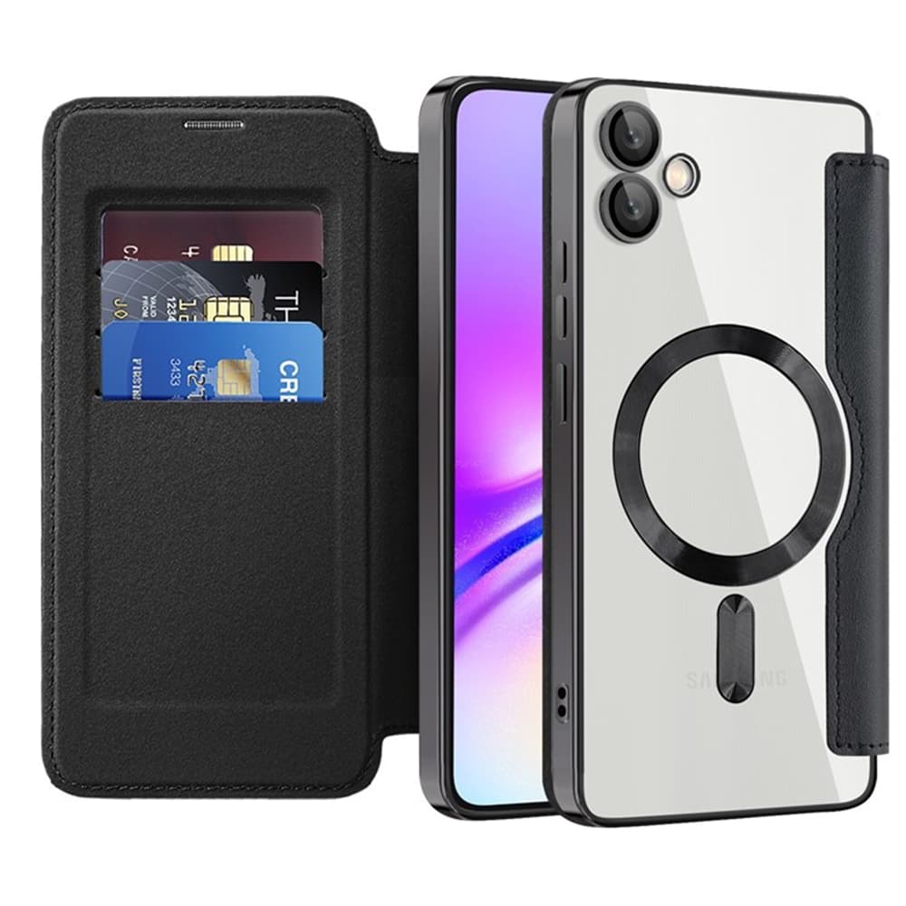 Pouzdro na knihu Techsuit SmartMag pro Samsung Galaxy A05 černé - náhled 1