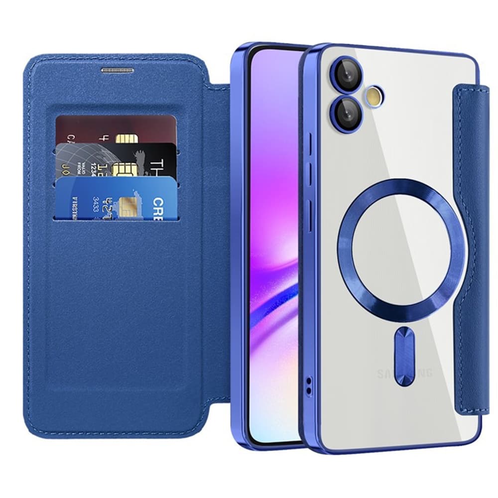 Pouzdro na knihu Techsuit SmartMag pro Samsung Galaxy A05 modré - náhled 1
