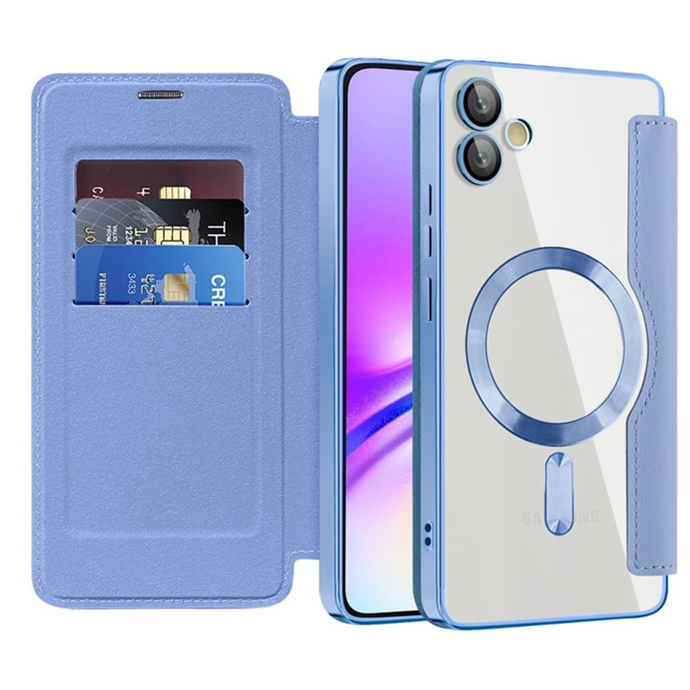 Pouzdro na knihu Techsuit SmartMag pro Samsung Galaxy A05 světle modré - náhled 1