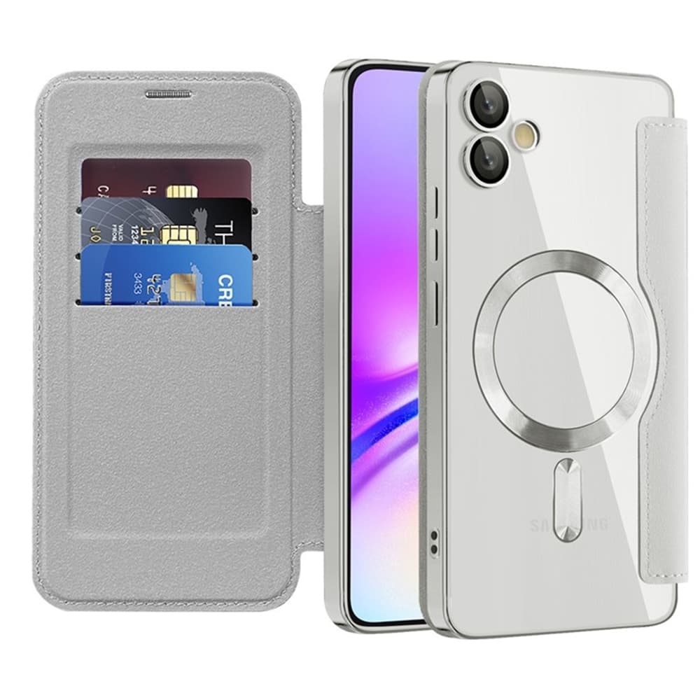 Pouzdro na knihu Techsuit SmartMag pro Samsung Galaxy A05 šedé - náhled 1