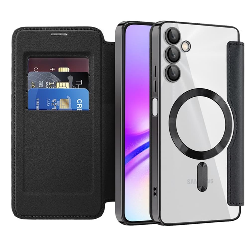 Pouzdro na knihu Techsuit SmartMag pro Samsung Galaxy A05s černé - náhled 1