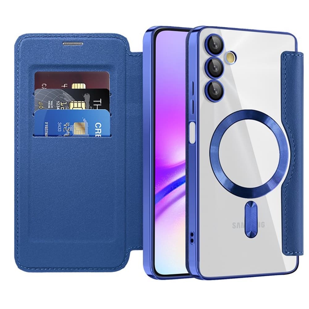 Techsuit SmartMag knížkové pouzdro Samsung Galaxy A05s modré - náhled 1