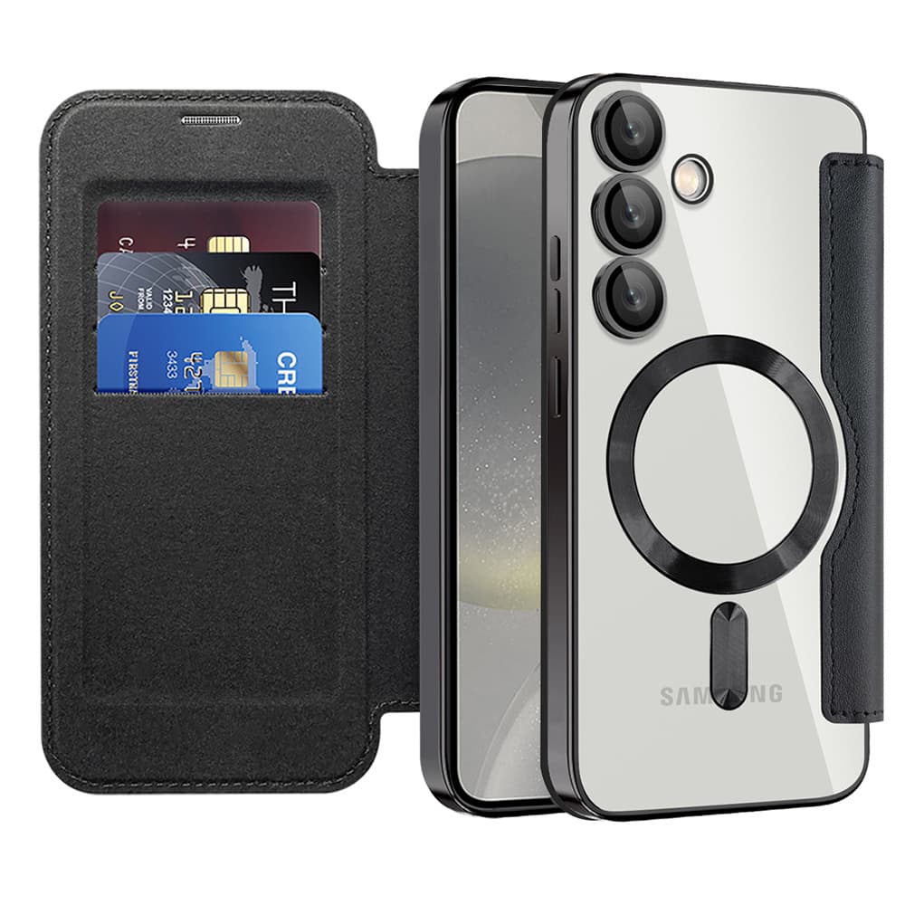 Pouzdro na knihu Techsuit SmartMag pro Samsung Galaxy S24 Plus černé - náhled 1