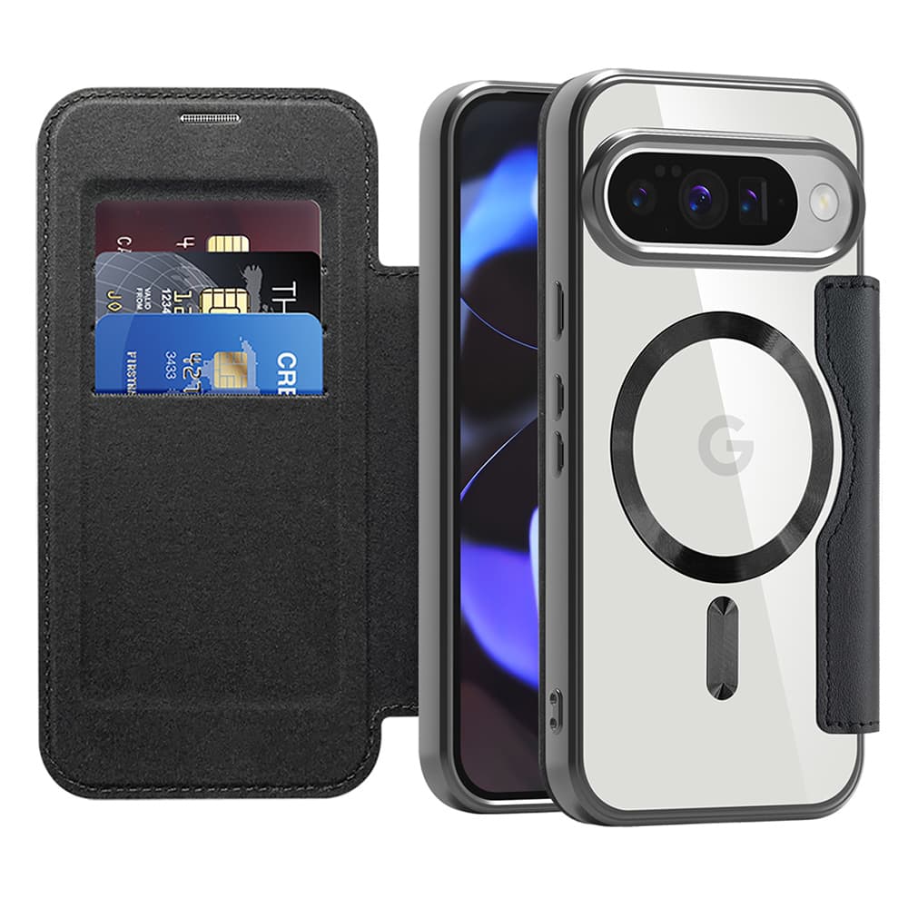 Pouzdro Techsuit SmartMag Book pro Google Pixel 10/10 Pro černé - náhled 1
