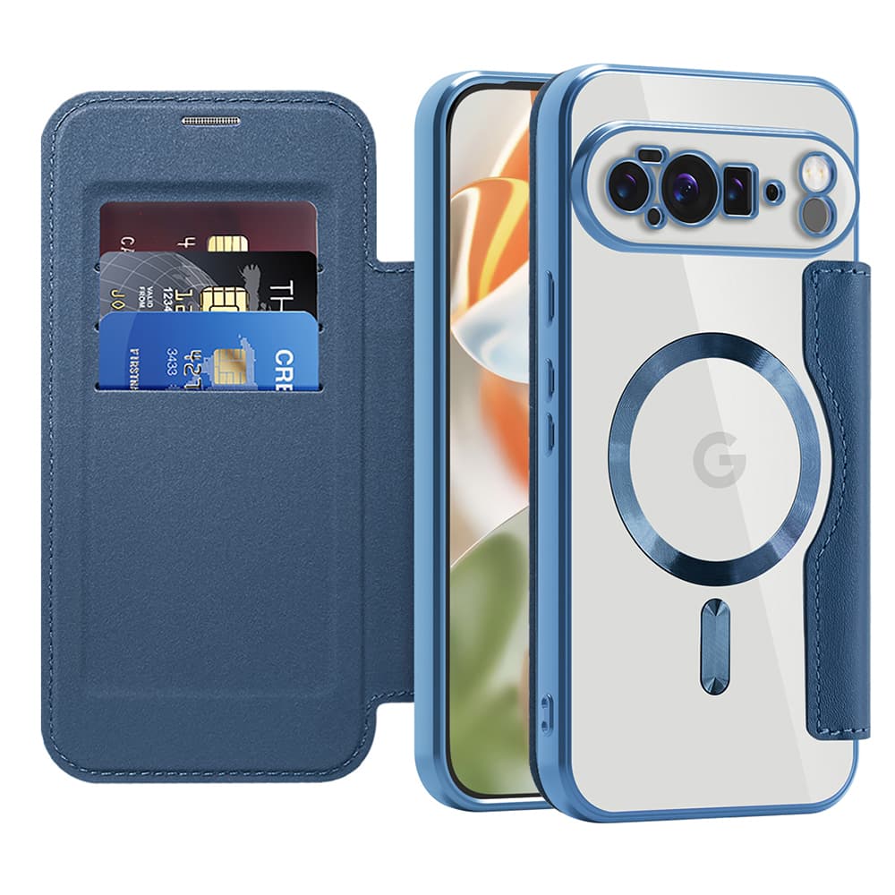 Pouzdro Techsuit SmartMag Book pro Google Pixel 10 Pro XL modré - náhled 1