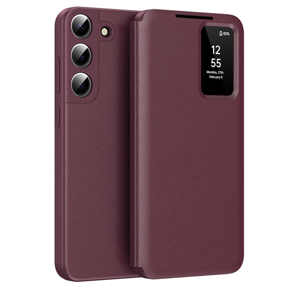 Techsuit SmartView Series pro Samsung Galaxy S22 5G červená - náhled 1