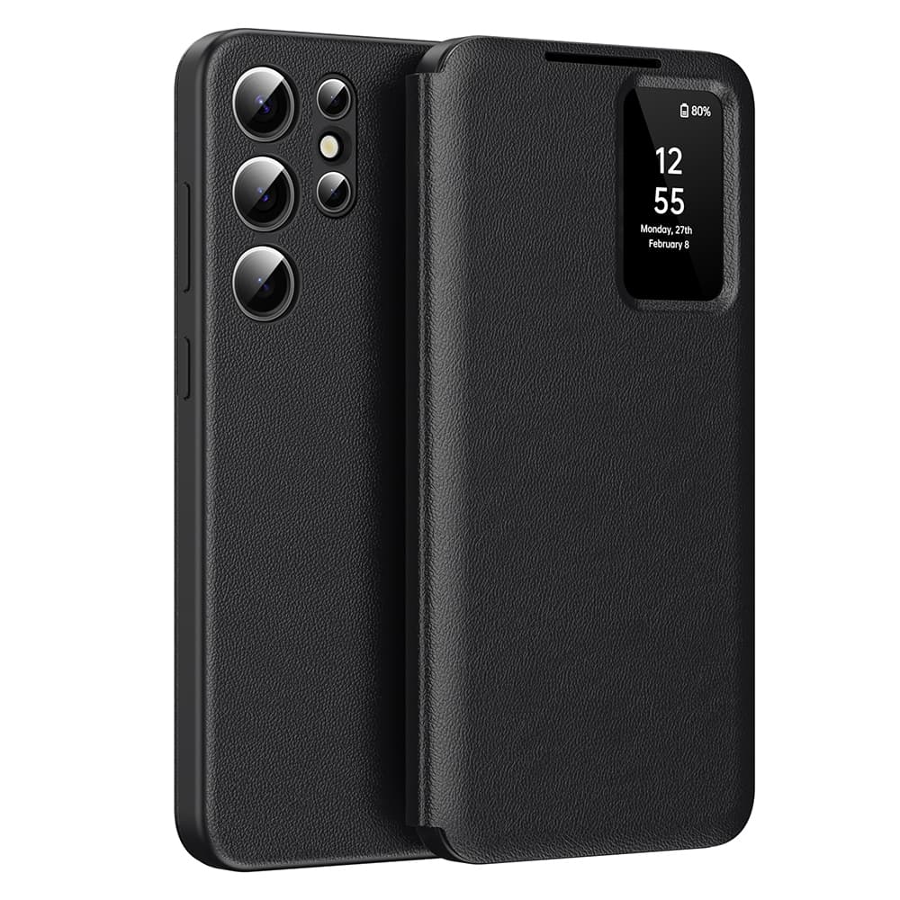 Techsuit SmartView Series pro Samsung Galaxy S22 Ultra 5G černý - náhled 1