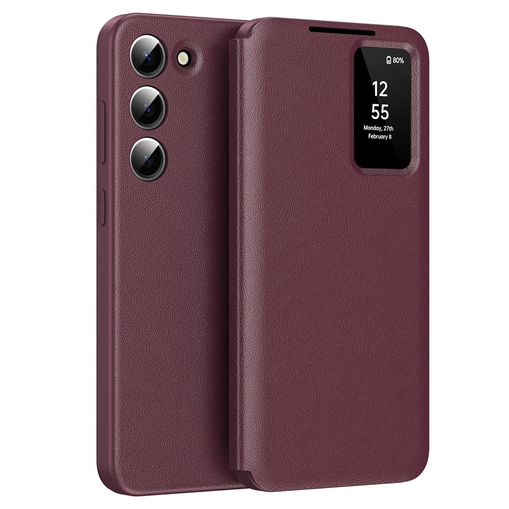 Techsuit SmartView Series pro Samsung Galaxy S23 červená - náhled 1