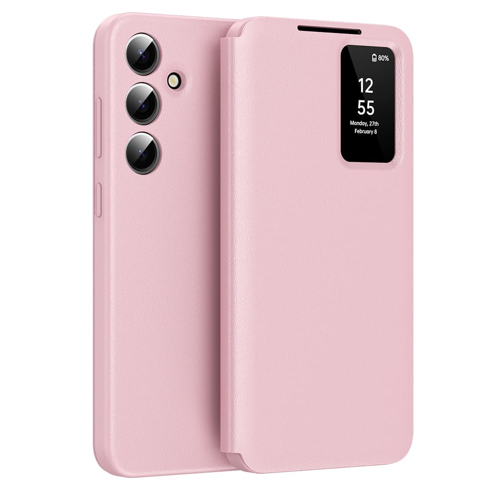 Techsuit SmartView Series pro Samsung Galaxy A55 5G růžová - náhled 1
