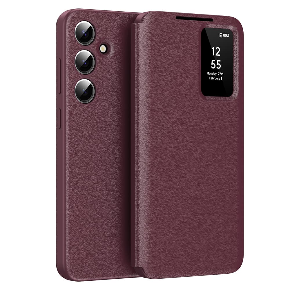 Techsuit SmartView Series pro Samsung Galaxy A55 5G červený - náhled 1