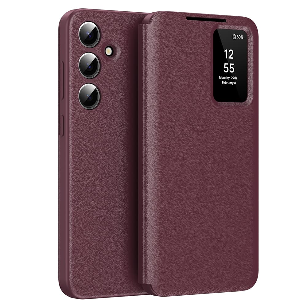 Techsuit SmartView Series pro Samsung Galaxy S24 FE červená - náhled 1