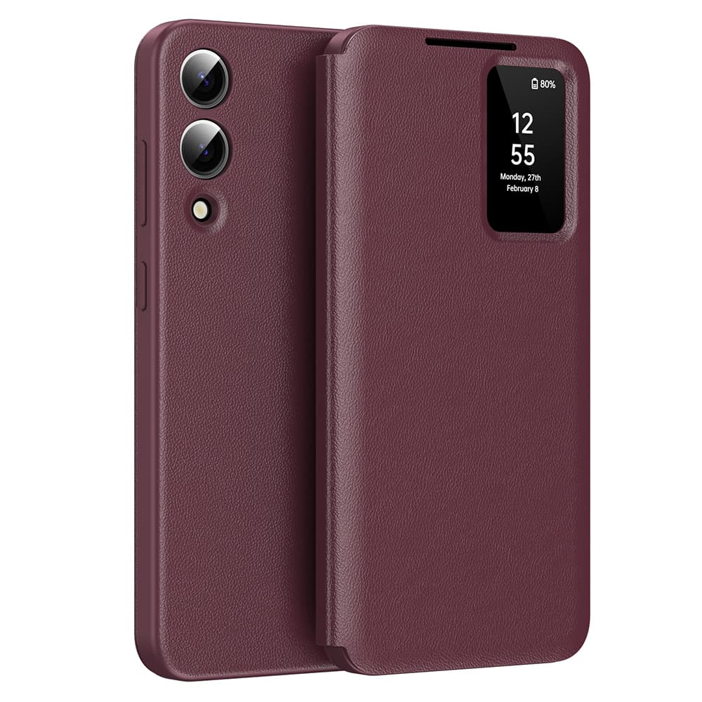 Techsuit SmartView Series pro Samsung Galaxy S25 Edge červená - náhled 1