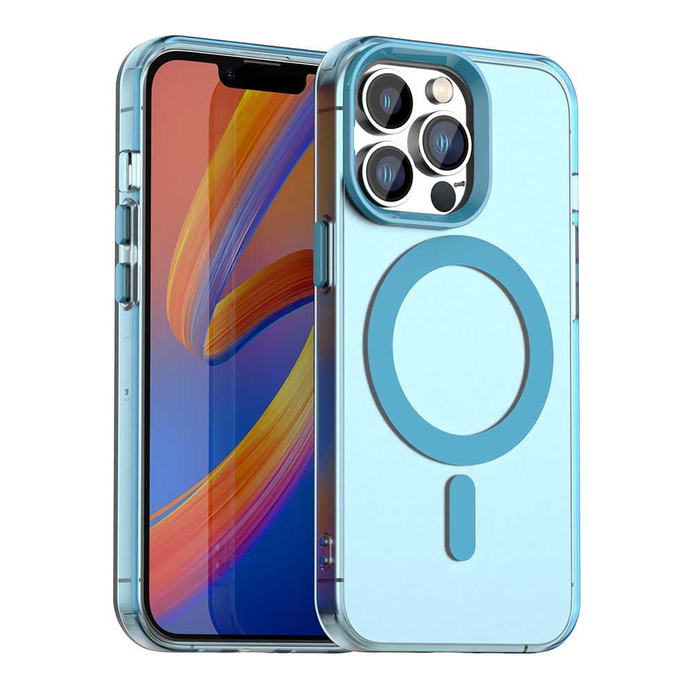 Techsuit CandyCase MagSafe pro iPhone 12 Pro Max modrá - náhled 1