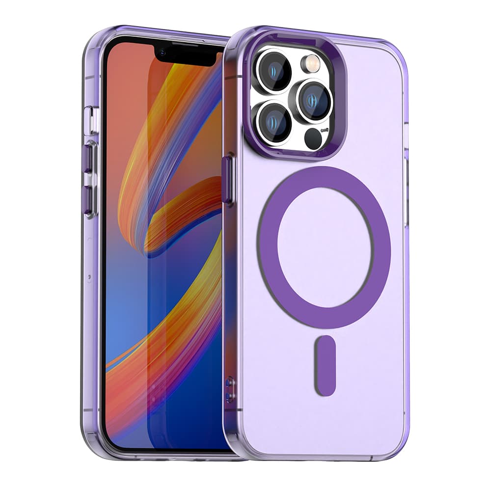 Techsuit CandyCase MagSafe pro iPhone 12 Pro Max fialová - náhled 1