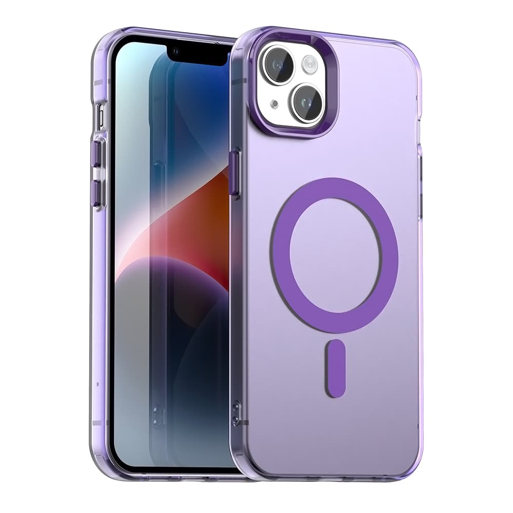 Techsuit CandyCase MagSafe pro iPhone 14 fialová - náhled 1
