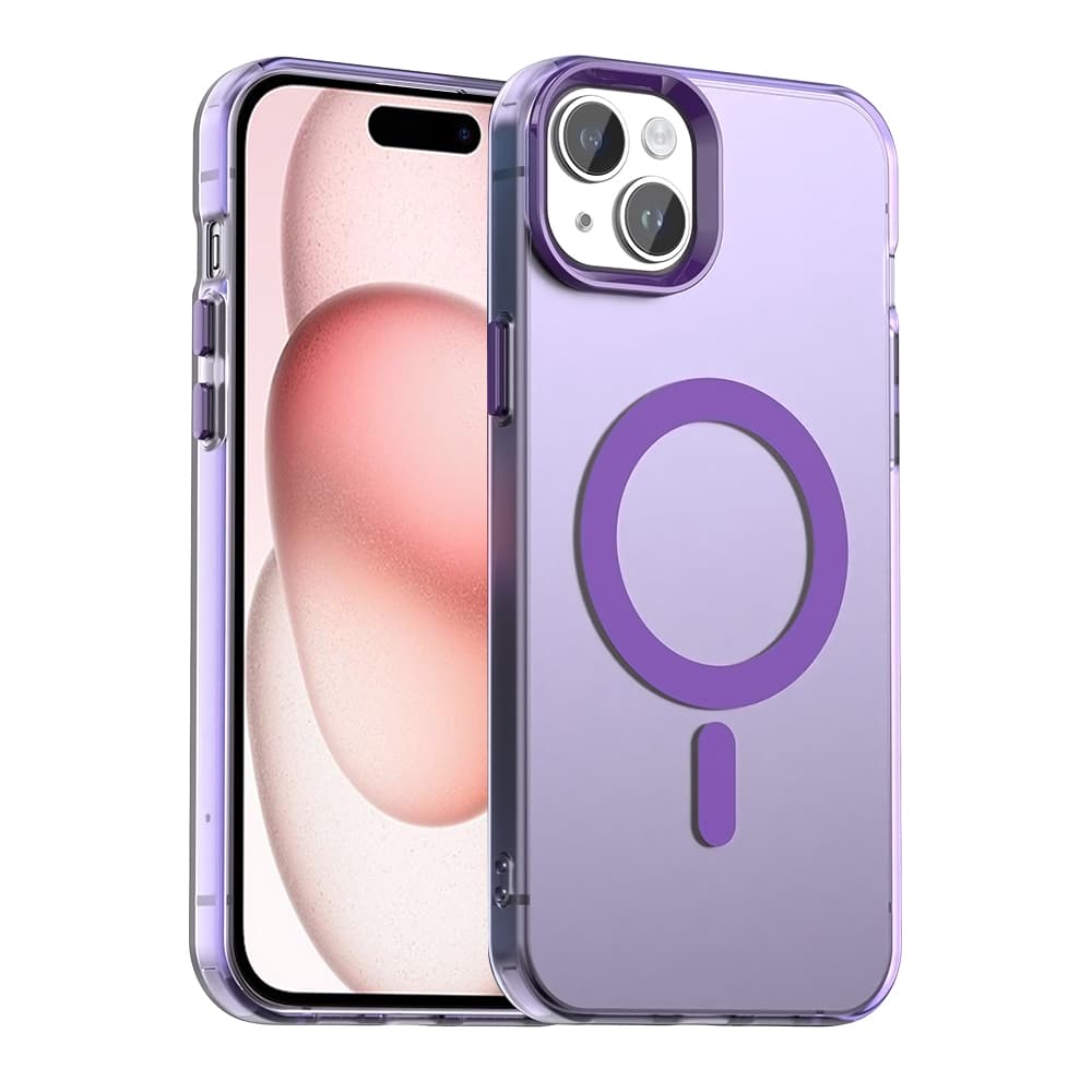 Techsuit CandyCase MagSafe pro iPhone 15 fialová - náhled 1