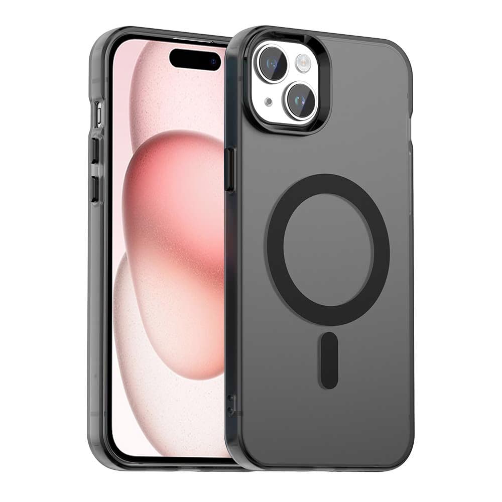 Techsuit CandyCase MagSafe pro iPhone 15 Plus černý - náhled 1