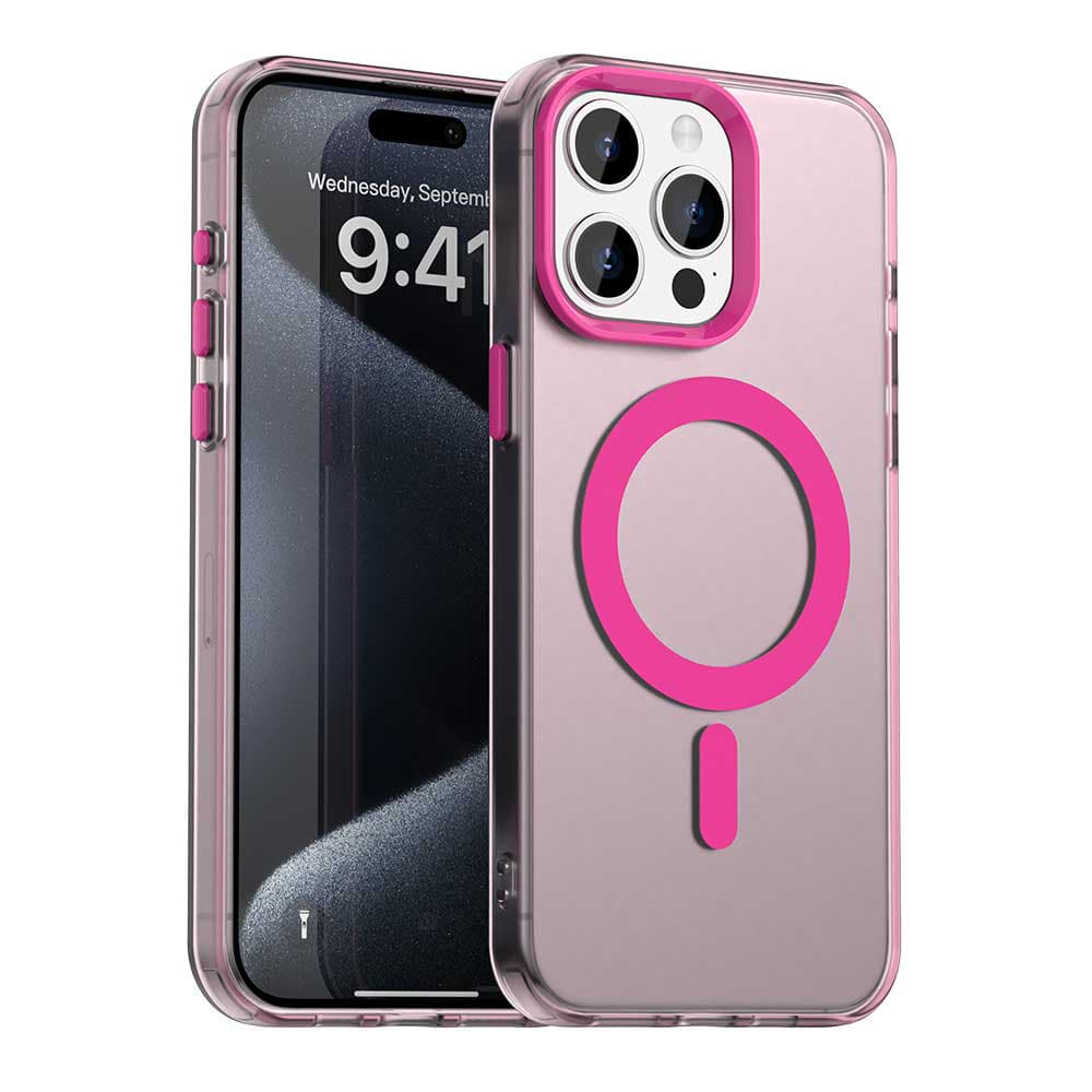 Techsuit CandyCase MagSafe pro iPhone 15 Pro Max růžová - náhled 1