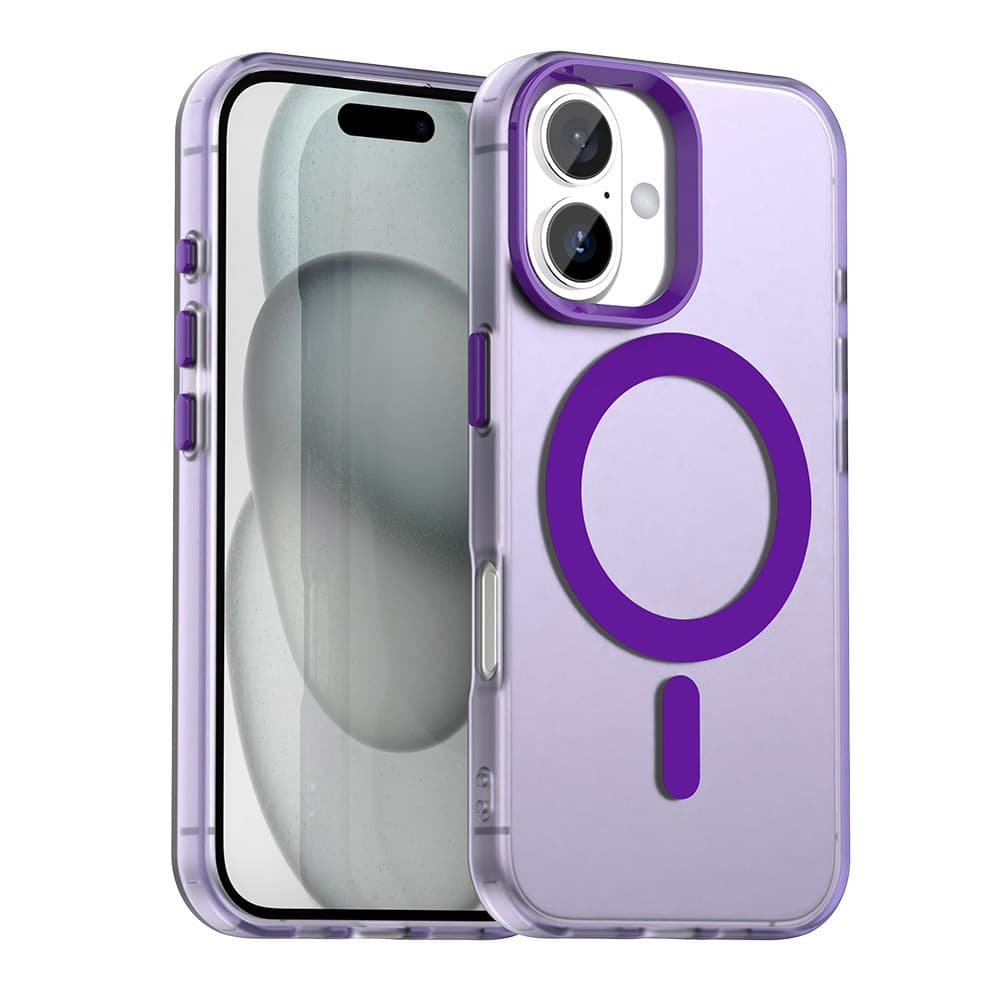 Techsuit CandyCase MagSafe pro iPhone 16 Plus fialová - náhled 1