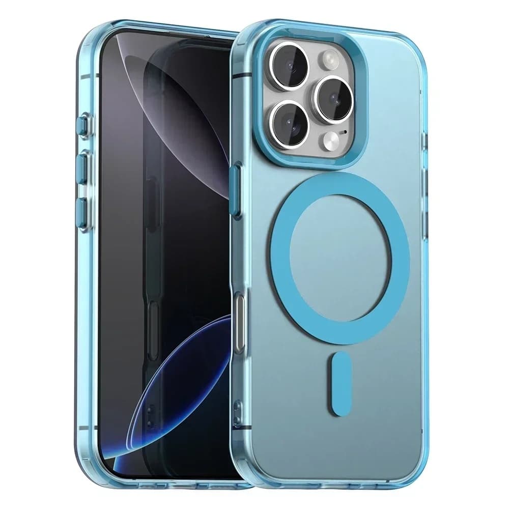 Techsuit CandyCase MagSafe pro iPhone 16 Pro modrá - náhled 1