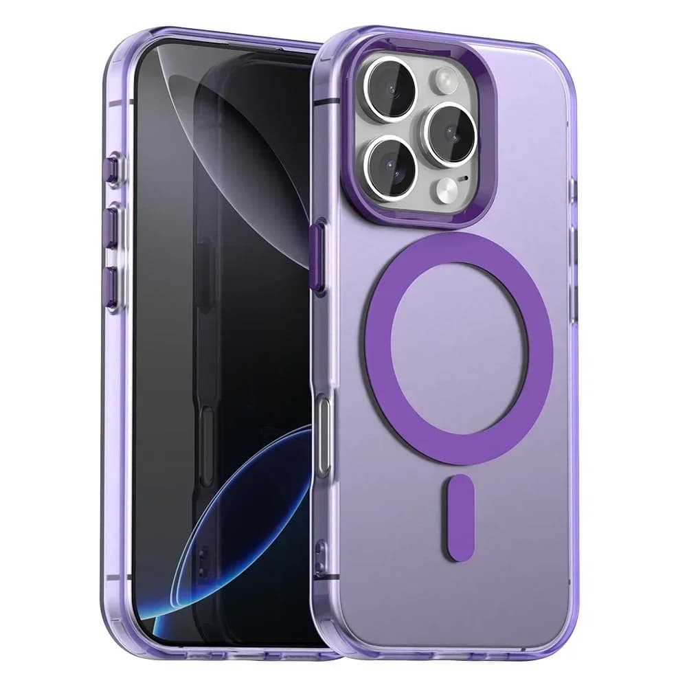 Techsuit CandyCase MagSafe pro iPhone 16 Pro fialová - náhled 1