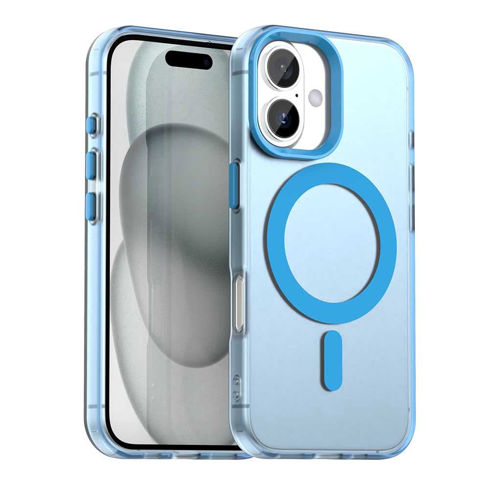 Techsuit CandyCase MagSafe pro iPhone 17 modrá - náhled 1