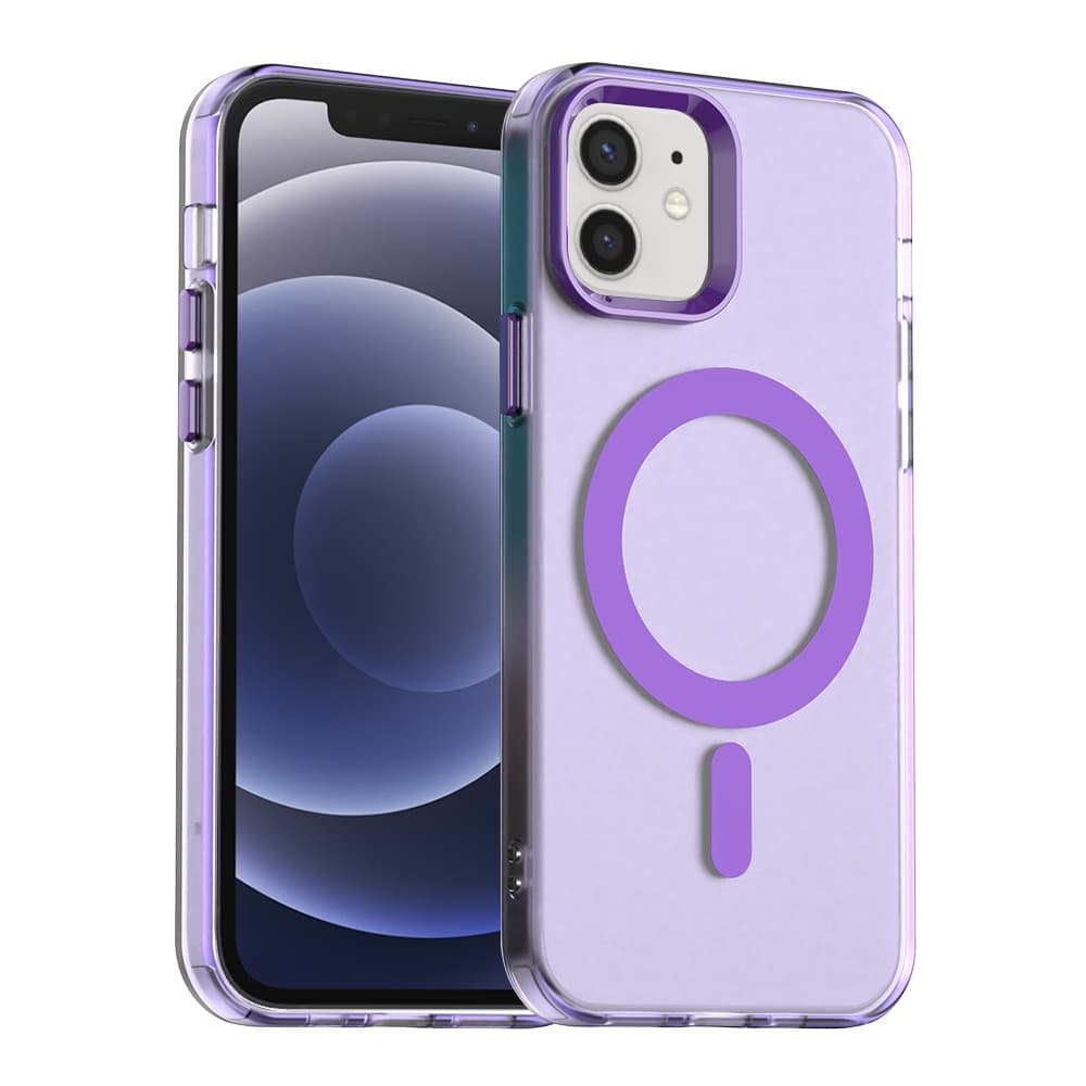 Techsuit CandyCase MagSafe pro iPhone 12 iPhone 12 Pro fialová - náhled 1